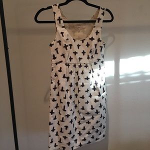 RACHEL Rachel Roy black and white dress